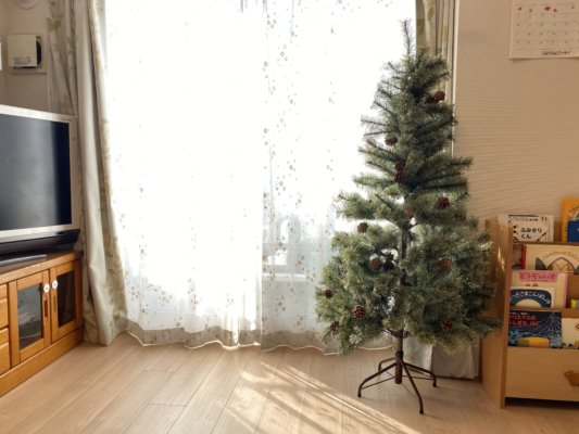 クリスマスツリーのサイズ選び リビングに150 サイズを選びました ちょこダイアリー